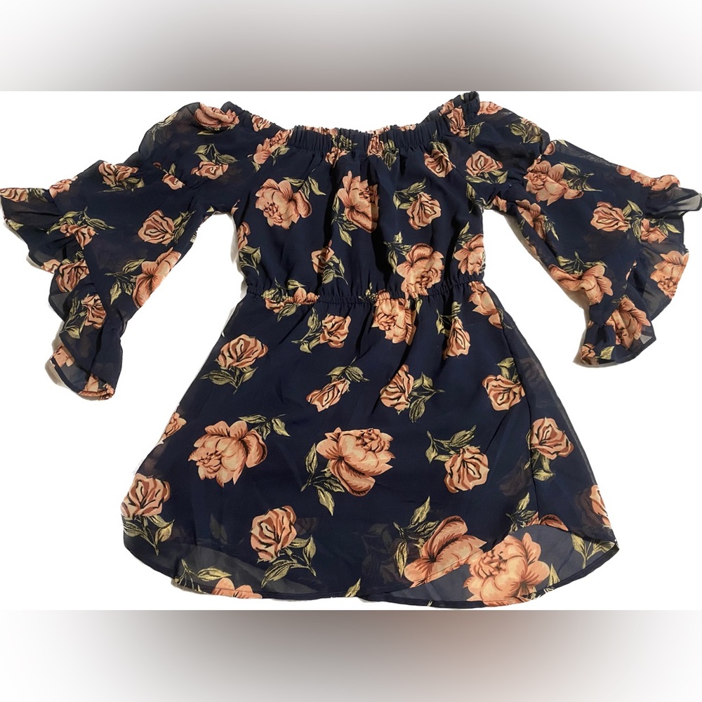 Floral off the shoulder dress